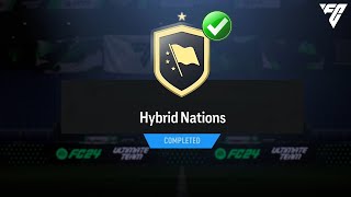 Hybrid Nations SBC Cheapest Solution  EAFC 24 [upl. by Staw227]