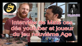 Interview mate ces dés youber et joueur de léquipe suisse 9e Âge [upl. by Egres]