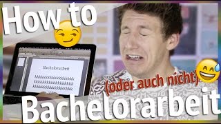 Wie man eine Bachelorarbeit schreibt REALITÄT  TvMixMax [upl. by Irneh163]