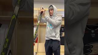 How Zegras Tapes his AG5NT Stick Pt1 hockey trevorzegras shorts [upl. by Avi]