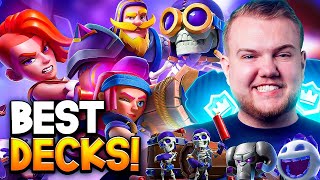 BEST DECKS FOR DOUBLE EVOLUTION TOURNAMENT  Clash Royale [upl. by Suillenroc]