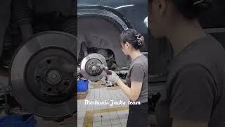 Change Brake Disc Process [upl. by Sharia]