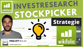 Wikifolio investresearch stockpicker  Strategie des Value Wikifolios erklärt [upl. by Riffle]