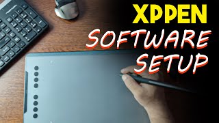 How To Setup XP Pen Graphics Tablet Software [upl. by Wiedmann]