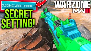 WARZONE Secret MOVEMENT SETTING You NEED To Use Instantly IMPROVE Movement WARZONE Best Settings [upl. by Refinaj906]