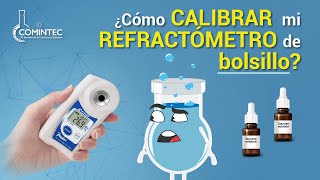 ¿Cómo CALIBRAR mi REFRACTÓMETRO de BOLSILLO [upl. by Nnylyak]