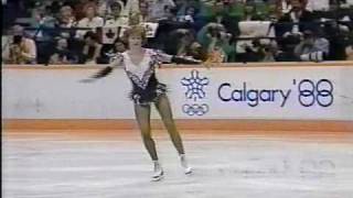 Marina Kielmann FRG  1988 Calgary Ladies Long Program [upl. by Eadwine138]