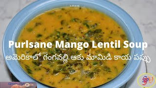 Do you weed out edible Purslane in your yard Make a tasty and healthy Purslane Mango Lentil Soup [upl. by Dlabihcra]