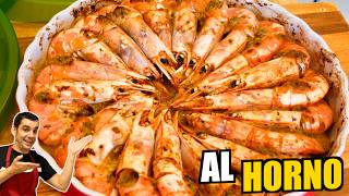 ¡GAMBÓN al Horno 🦐 Descubre la Receta Más Limpia y Deliciosa 🦐 [upl. by Aynatan]