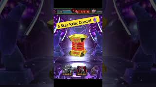 5 Star 🌟 Relic Crystal 🔮 Opening mcoc marvelcontestofchampions crystalopening shorts [upl. by Lotta]