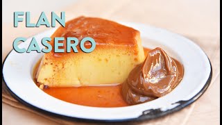 El mejor flan casero del mundo con mucho caramelo [upl. by Aehtela]