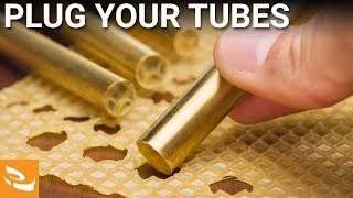 Beeswax Sheets Pen Making Tube Plugs [upl. by Annahsit]