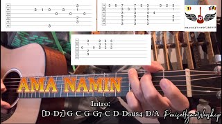 Ama Namin  Sapagka’t  Hontiveros updated cover version w lyrics amp guitar chords  tutorial [upl. by Arotak405]