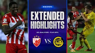 Crvena zvezda vs BodøGlimt Extended Highlights  UCL Qualifiers  Playoffs  CBS Sports Golazo [upl. by Nyvets]