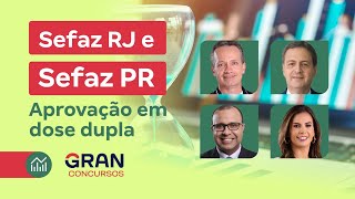 Concursos SEFAZ RJ e SEFAZ PR  Aprovação em dose dupla [upl. by Zingg567]