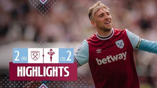 West Ham 22 Celta Vigo  PreSeason Extended Highlights [upl. by Airetas915]