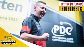 STAGE FALLS ON ASPINALL  Day Two Afternoon Highlights  2023 International Darts Open [upl. by Robison762]