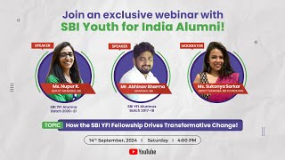 How the SBI YFI Fellowship Drives Transformative Change [upl. by Artined]