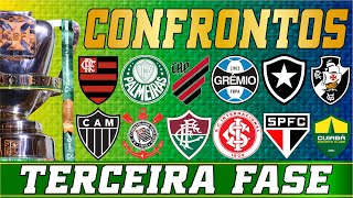 COPA DO BRASIL 2024  CONFRONTOS DA TERCEIRA FASE [upl. by Enaht11]