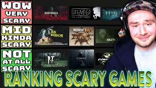 Ranking the SCARIEST Video Games [upl. by Sidnee]