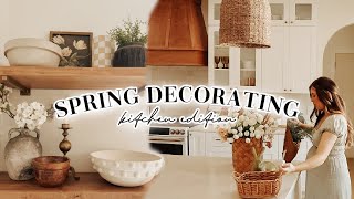 SPRING DECORATE WITH ME 2024  KITCHEN SPRING DECORATING IDEAS [upl. by Rawna]