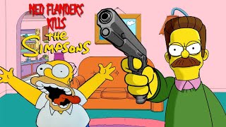 Ned Flanders kills The Simpsons [upl. by Hedvig]