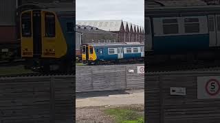 313201 moving around Eastleigh Works [upl. by Tjaden]