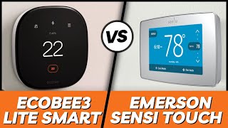 Emerson Sensi Touch vs ECOBEE3 Lite Smart Thermostat  Which is Best [upl. by Gawen]