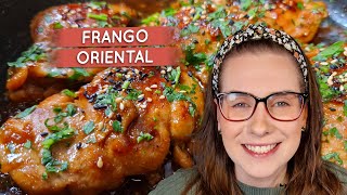 Receita de frango PRONTA EM 20 MINUTOS super fácil e deliciosa Frango oriental com gengibre [upl. by Razal]