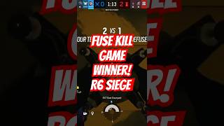 Fuse kill game winner R6 Siege zelda r6siege r6clips pvp youtuber youtubeshort ytshorts [upl. by Madriene]