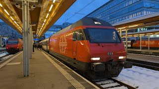 Führerstandfahrt SBB IC8 Zürich HB  Bern [upl. by Samot116]