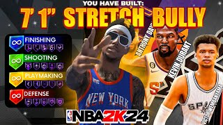 93 BLOCK  92 DUNK  91 3PT STRETCH BIG BUILD CAN DO EVERYTHING BEST CENTER BUILD IN NBA2K24 [upl. by Noloc]