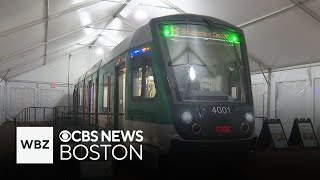 Take a look inside the MBTAs new Green Line trains [upl. by Ede]