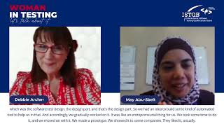 ISTQB® Women in Testing video interview with May Abu Sbeit [upl. by Una]