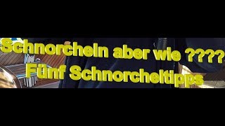 Fünf Schnorchel Tipps für Anfänger 😉😉😉 Schnorcheln in Ägypten  Hurghada [upl. by Enidlarej]