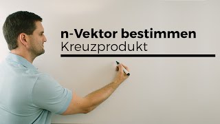 nVektor bestimmen mit Kreuzprodukt Vektorprodukt Vektorgeometrie  Mathe by Daniel Jung [upl. by Fannie431]