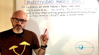 Física 123 Selectividad Madrid 2024 Ejercicio de gravitación con dato incorrecto Resolución [upl. by Salina875]