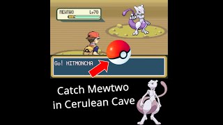 Catch Mewtwo in Pokémon LeafGreenFireRed ☄️ shorts [upl. by Nilok675]