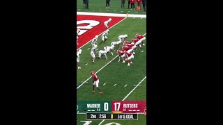 Gavin Wimsatt Keeps it Himself for the TD vs Wagner  Rutgers Football [upl. by Yrot528]