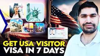 USA Visitor Visa Approved in 7 Days  Early Appointment USA [upl. by Eitsud]