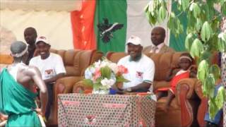 Burundi le président Pierre Nkurunziza en campagne électorale [upl. by Ettevad]