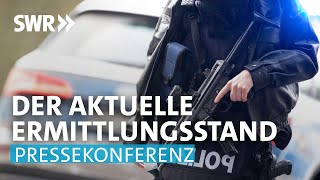 Pressekonferenz zum Polizistenmord  SWR Extra [upl. by Bourne]