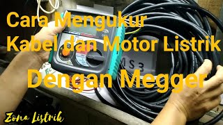 Cara mengukur kabel dan lilitan motor dengan menggunakan Megger Kyoritsu 3005A  Insulation Tester [upl. by Barnabe395]