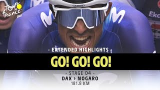 Extended Highlights  Stage 4  Tour de France 2023 [upl. by Auqinet]