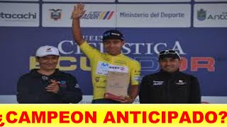 Oscar Sevilla Vuelta a Ecuador 2024 Etapa 7 Con Richard Huera Líder [upl. by Devinne]