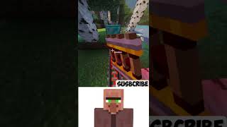 New Rail Hack Minecraft Villager Oi Oi Oi meme shorts minecraft [upl. by Sirred]