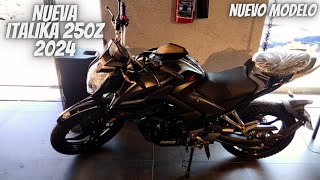 Nueva Italika 250z 2024😱  ¡Nuevo Modelo💯  ¿Vale la Pena Comprarla🔥 [upl. by Alig866]