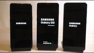 Samsung Galaxy S9 vs S10 vs S21 Bootanimation [upl. by Noiwtna48]