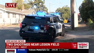 Two shooting near Legion Field Friday afternoon [upl. by Yvor578]