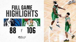 Epic Win Celtics Dominate Mavericks in Game 5  Win 18th NBA Title [upl. by Ydnic]